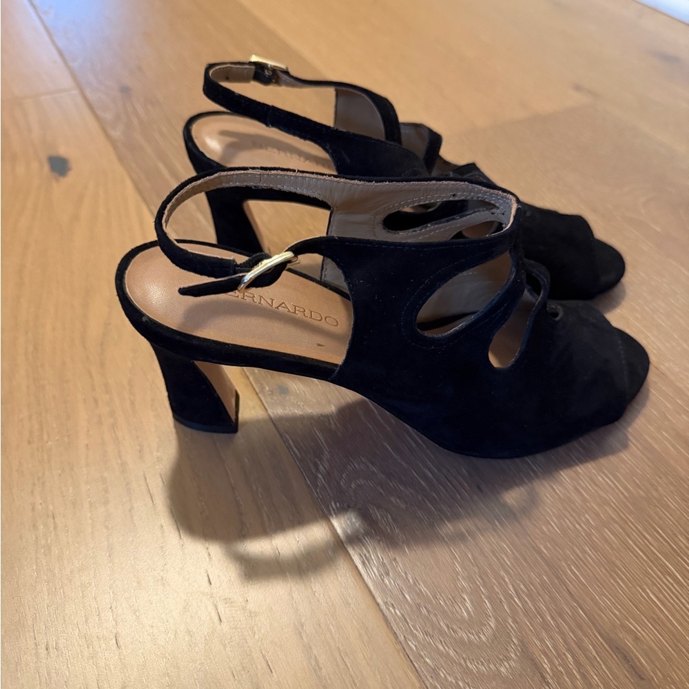 Bernardo Nili Slingback Sandal Size 8.5 Black - Picture 6 of 8
